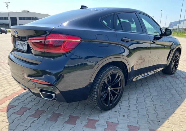 BMW X6 cena 153000 przebieg: 123000, rok produkcji 2017 z Czeladź małe 172